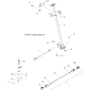 Nowość Klamra łożyska kolumny kierowniczej oem Polaris ATV śnieżne 5246732