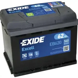 Wyprzedaż Exide Excell EB620 12V 62 Ah / 540 A