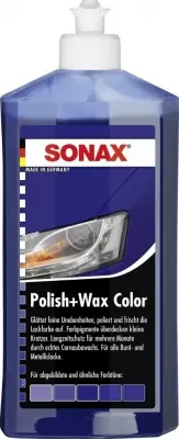 Wosk koloryzujący SONAX Polish & Wax COLOR Nano Pro niebieski 500 ml Hit sprzedaży