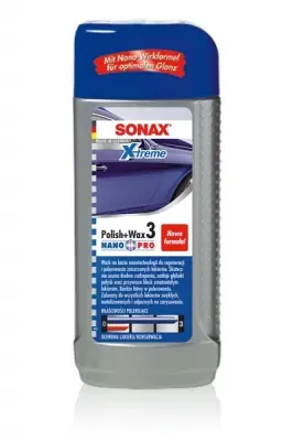 Wosk Sonax Polish & Wax 3 NanoPro 250 ml Popularny
