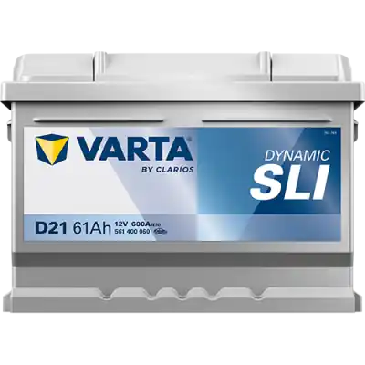 Varta Dynamic SLI D21 12V 61 Ah / 600 A Dostępne od ręki