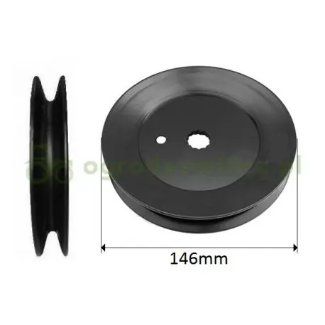 Okazja Koło pasowe kosiska traktorka MTD śr. 146mm