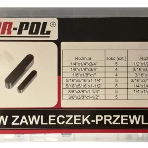 Bestseller ZESTAW WPUSTÓW PRYZMATYCZNYCH 60 SZTUK MAR-POL