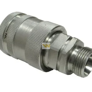 SZYBKOZŁĄCZE HYDRAULICZNE EURO GNIAZDO M22x1,5 GWINT ZEWNĘTRZNY PUSCH-PULL URSUS WARYŃSKI WIAM22MZ-PP Nowy