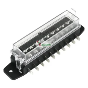 SKRZYNKA BEZPIECZNIKÓW 10-KROTNA UNIWERSALNA NA BEZPIECZNIKI PŁYTKOWE EXPOM KWIDZYŃ Darmowy zwrot