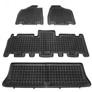 Zamów dziś Dywaniki Gumowe Kia Carnival 7-mio miejscowa (2004-2010) korytka, REZAW-PLAST