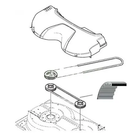 Pasek zębaty Stiga Villa 85 Combi Zamów teraz