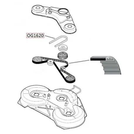 Oferta czasowa Pasek zębaty Husqvarna Rider 535411301