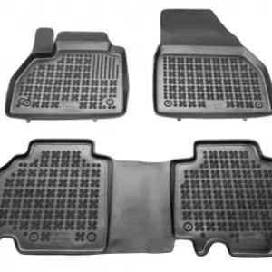 Dostępne od ręki Dywaniki Gumowe Renault Kangoo 5-cio miejscowy (2008-), korytka, REZAW-PLAST