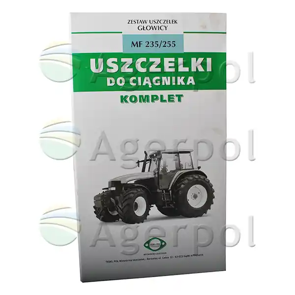 KOMPLET/ZESTAW USZCZELEK GŁOWICY MF3, MF235, MF255 POLGASKET 36810000 Szybka wysyłka