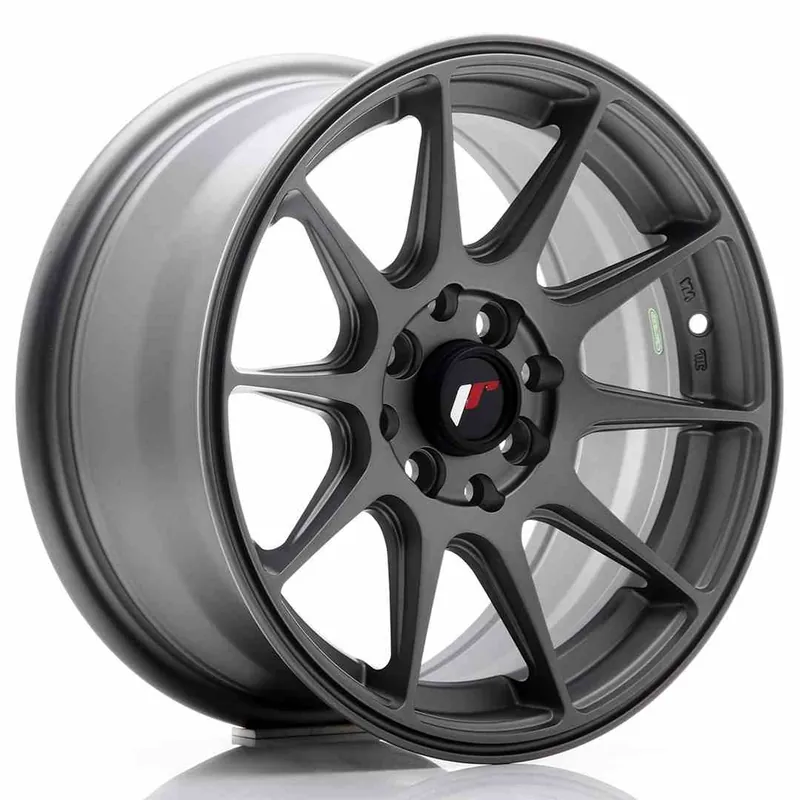 Zniżka JR Wheels JR11 15×7 ET30 4×100/108 Matt Gun Metal