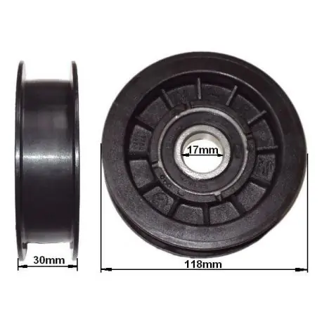 Najlepsza cena Rolka napinacza płaska śr. 118mm