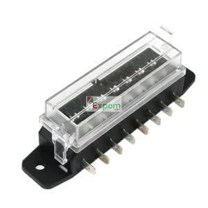 SKRZYNKA BEZPIECZNIKÓW 8-KROTNA UNIWERALNA NA BEZPIECZNIKI PŁYTKOWE EXPOM KWIDZYŃ Popularny