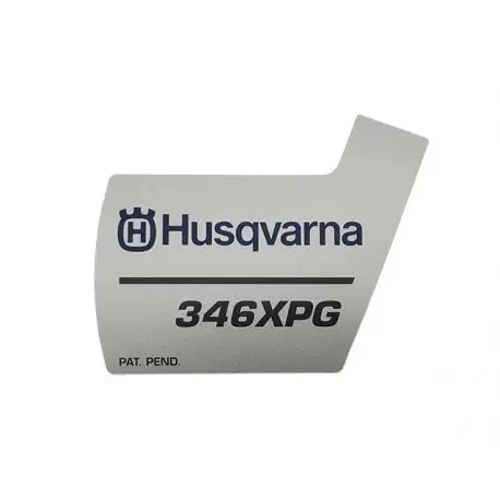 Ograniczona ilość Naklejka rozrusznika Husqvarna 346XPG