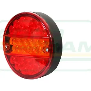 LAMPA ZESPOLONA TYLNA LEDOWA 12V-24V WĄSKA + PRZEWODY 200CM C-330 WAŚ W19D Tani