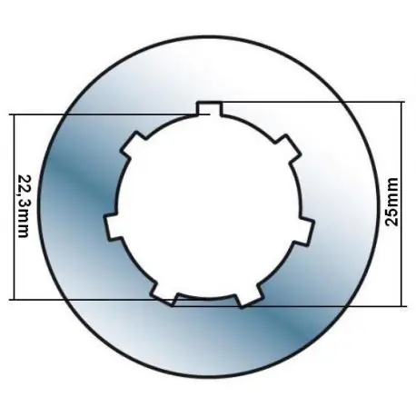 Kółko zębatka pływające 3/8" / 7Z - Standard Zamów teraz