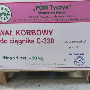 Wybór klientów WAŁ KORBOWY HARTOWANY INDUKCYJNIE C-328, C-330, C-335, C-330, C-335M TYCZYN 42031050