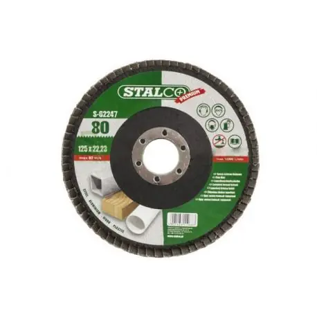 Zniżka Tarcza ścierna, listkowa 125mm gr 80 - Stalco