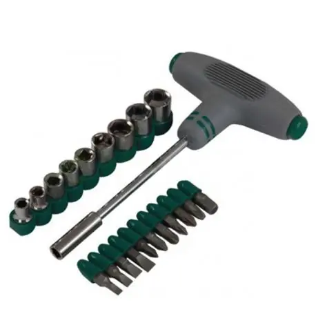 Bestseller Wkrętak "T" z zestawem bitów - Stalco