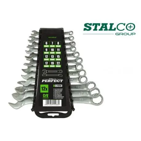 Super okazja Zestaw kluczy płasko-oczkowych 6-22mm Stalco