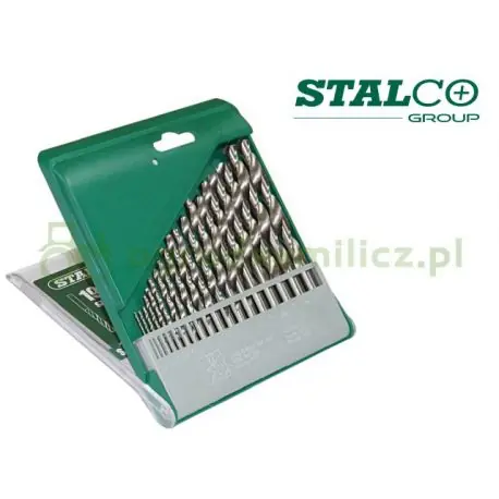 Zestaw wierteł HSS 1-10mm do metalu - Stalco Darmowy zwrot