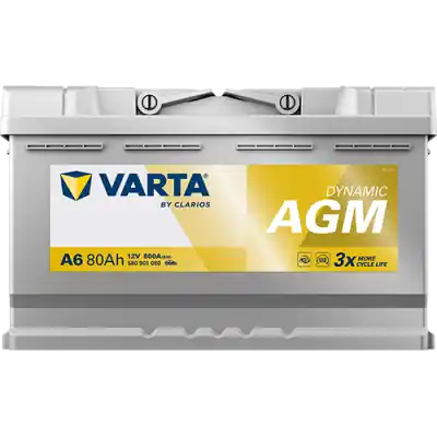 Obniżka ceny Varta Dynamic AGM A6 12V 80 Ah / 800 A START-STOP