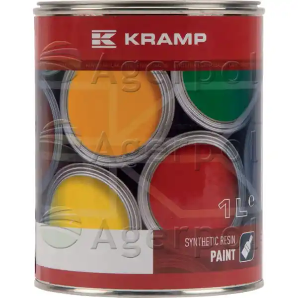 LAKIER PASUJĄCY DO MASZYN KUBOTA OD 1989 POMARAŃCZOWY 1L KRAMP 217508KR Darmowa dostawa