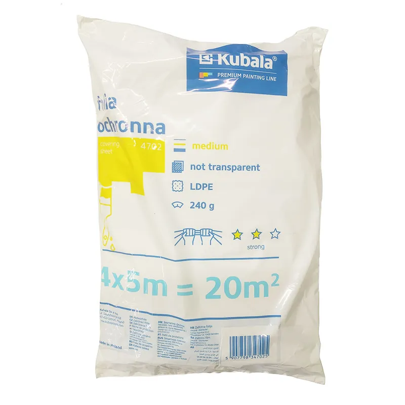 Do wyczerpania zapasów FOLIA OCHRONNA MALARSKA STRONG 4x5M KUBALA