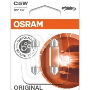 C5W OSRAM ORIGINAL - 12V - 5W - SV8,5-9 (2 szt.) Dodaj do koszyka