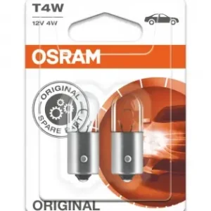 T4W OSRAM ORIGINAL - 12V - 4W - BA9S (2 szt.) Niska cena