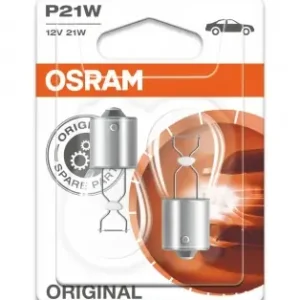P21W OSRAM ORIGINAL - 12V - 21W - BA15s (2 szt.) Tani