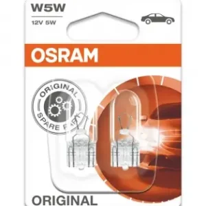 W5W OSRAM ORIGINAL - 12V - 5W - W2,1x9,5d (2 szt.) Sprawdź teraz