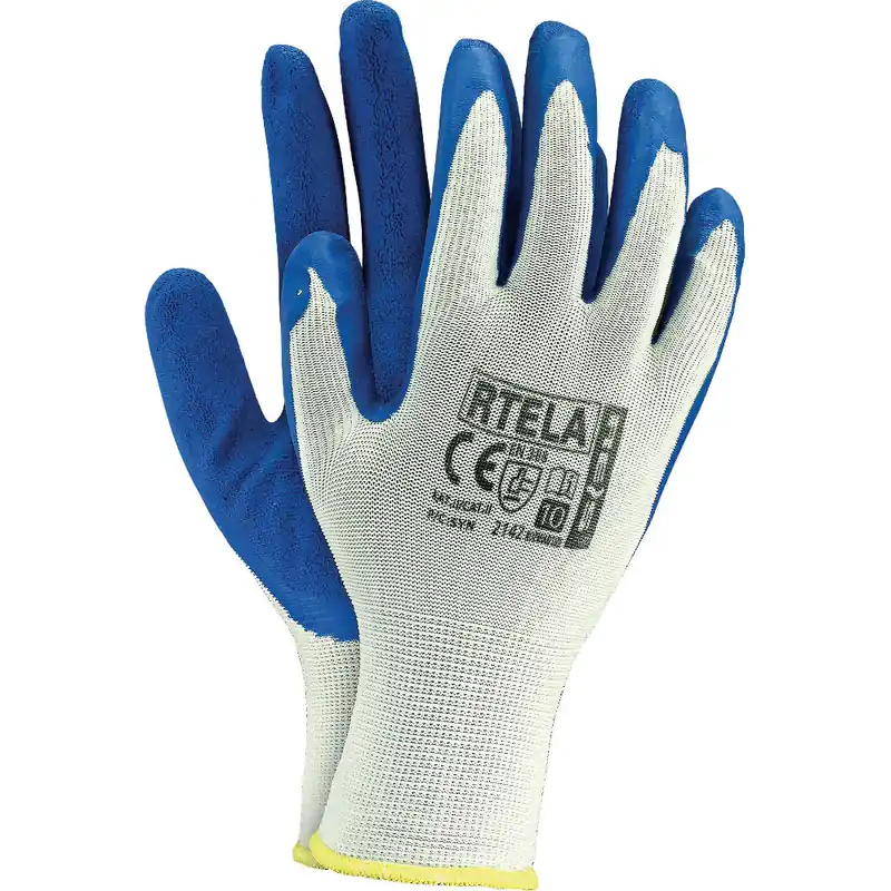 Zniżka RĘKAWICE Z NYLONU RTELA NIEBIESKIE ROZMIAR-8 REIS