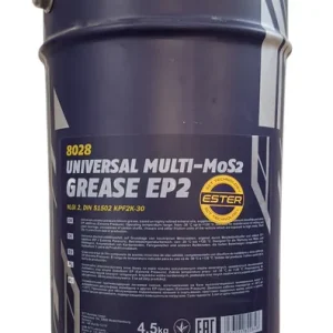Darmowy zwrot SMAR PRZECIWZATARCIOWY DO PRZEGUBÓW I ŁOŻYSK EP2 MOS2 4,5KG MANNOL
