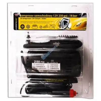 Bezpieczna płatność Kompresor samochodowy 12V 250 psi - 18 bar