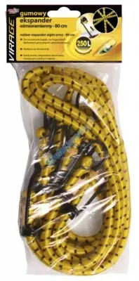 Gumowy ekspander ośmioramienny – 80 cm Bezpieczna płatność