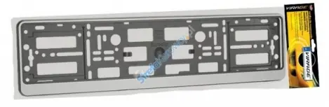 Ramka do mocowania tablic rejestracyjnych - srebrna matowa Hit sprzedaży