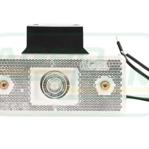 LAMPA ZESPOLONA OBRYSOWA DIODOWA PRZEDNIA + PRZEWODY 12V-24V105Z W-17D 22CM LGY-S 0,75MM2 WAŚ Taniej