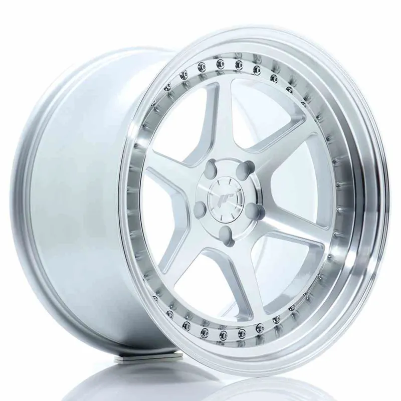 Zniżka JR Wheels JR43 18×10,5 ET15-22 5H BLANK Silver Machined Face