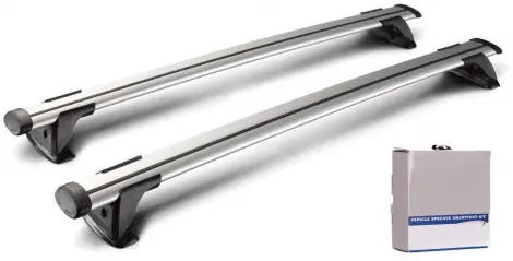 Yakima ThruBar w wersji srebrnej + KIT dopasowujący Okazja