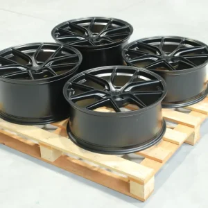 Set of SL01 20x8,5 ET35 + 20x10 ET45 5x120 Matt Black Łatwy zwrot