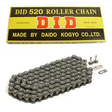 Łańcuch DID520 ATV Honda CRF230L Kawasaki Lakota 300 96-03 520-100 Ograniczona ilość