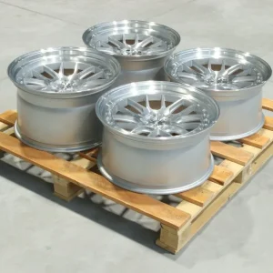 Tylko dziś Set of JR40 19x9,5 ET28 + 19x11 ET22 5x112 Silver Machined Face