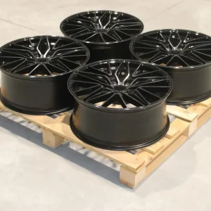 Premium Set of JR38 21x9 ET35 5x114,3 Black Brushed w/Tinted Face