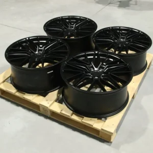 Okazja Set of JR38 21x9 + 21x9,5 ET35 5x112 Matt Black