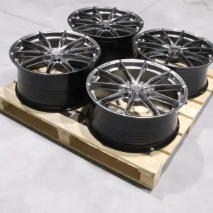 Set of JR37 21x9 ET41 + 21x10 ET40 5x108 Hyper Black Obniżka ceny