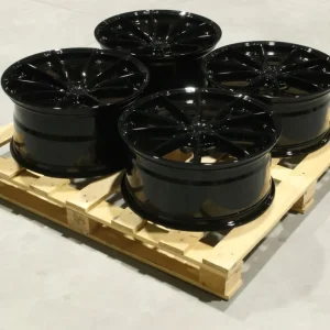 Set of JR37 20x9 ET20 + 20x10 ET35 5x114,3 Gloss Black Zniżka