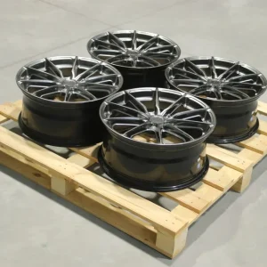 Set of JR37 18x8 ET40 5x100 Hyper Black Hit sprzedaży