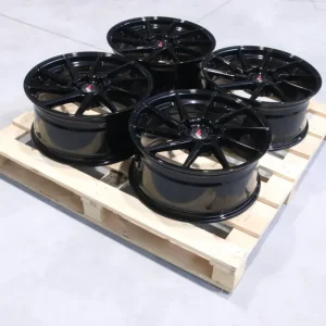 Set of JR36 19x8,5 ET40 + 19x8,5 ET25 5x112 Gloss Black Zniżka