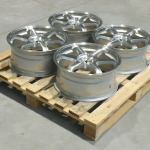 Rabat Set of JR3 18x8 ET40 5x100 Silver Machined